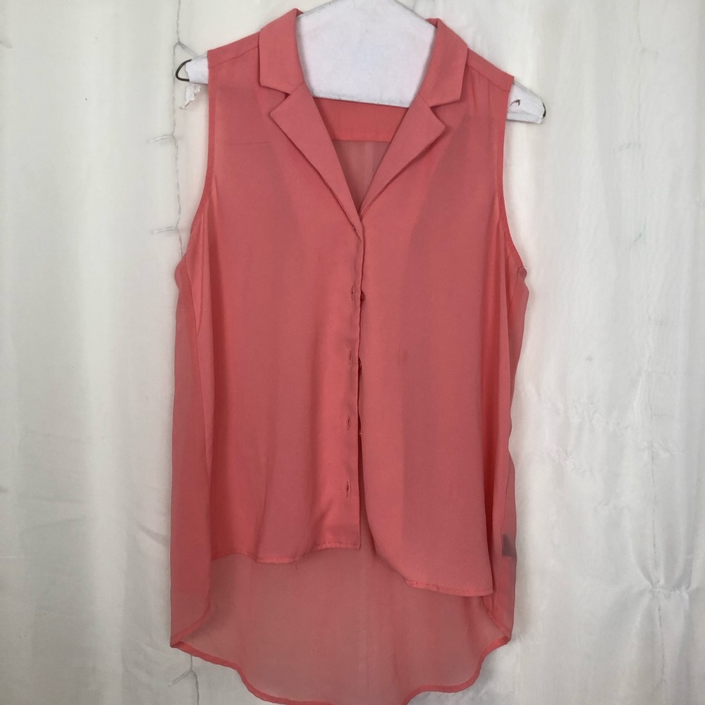 Coral high-low top